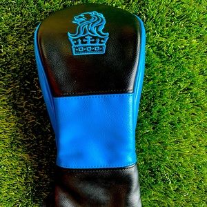 Ritz Carlton Lion Logo Black Blue Fairway Wood Golf Head Cover RARE
